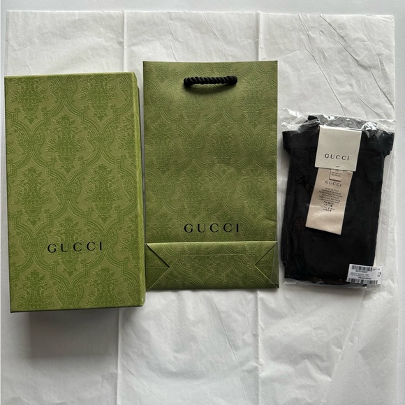 Authentic Gucci Supremelis Interlocking GG Tights - Picture 1 of 16